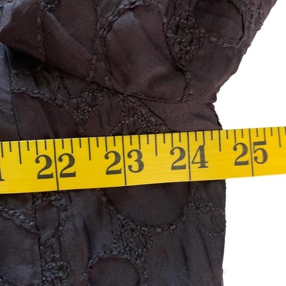 EILEEN FISHER Silk Cutout Textured Open Front Jacket Blazer - XLarge‎ - Picture 11 of 12